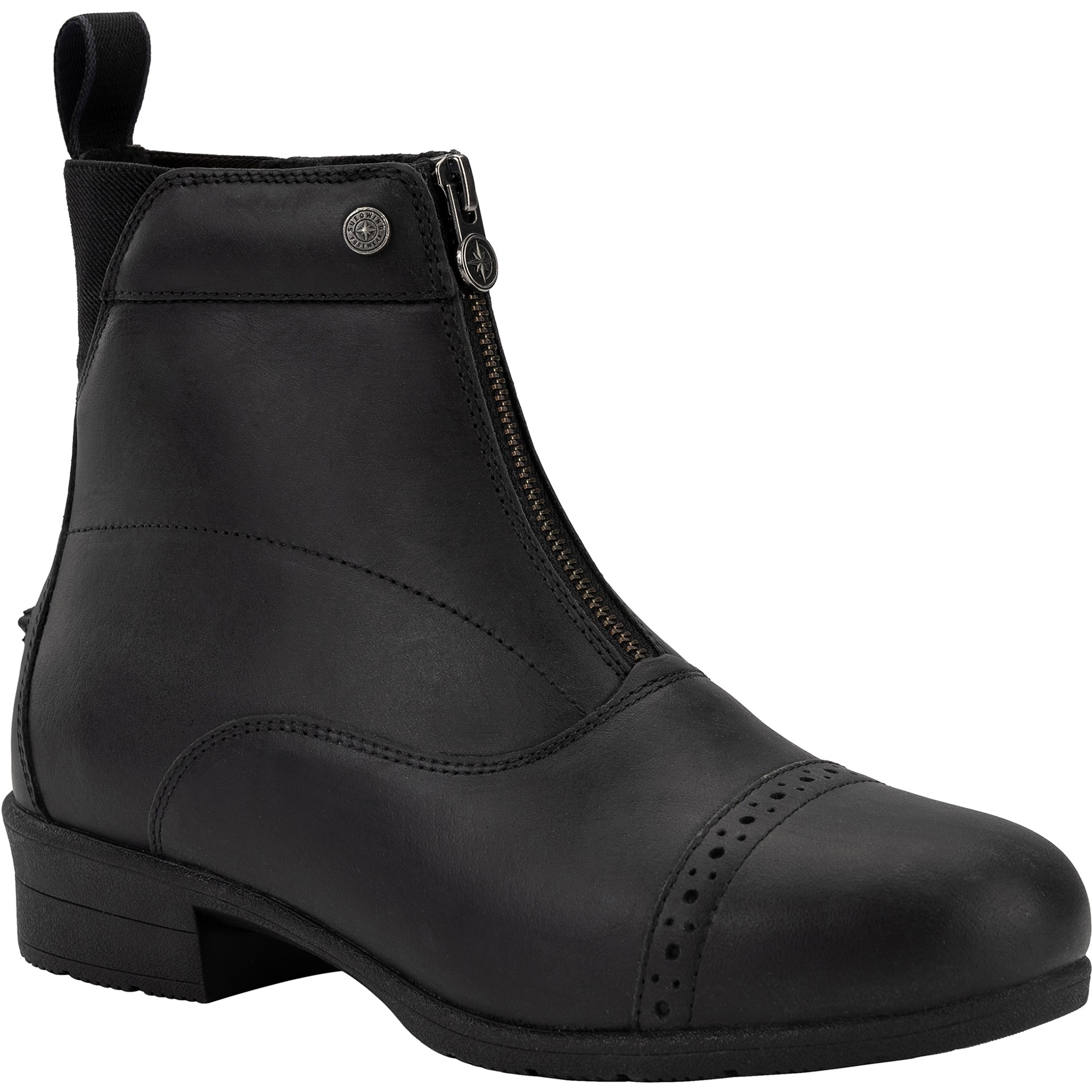 Winter Reitstiefeletten IceLock FZ Echtleder schwarz