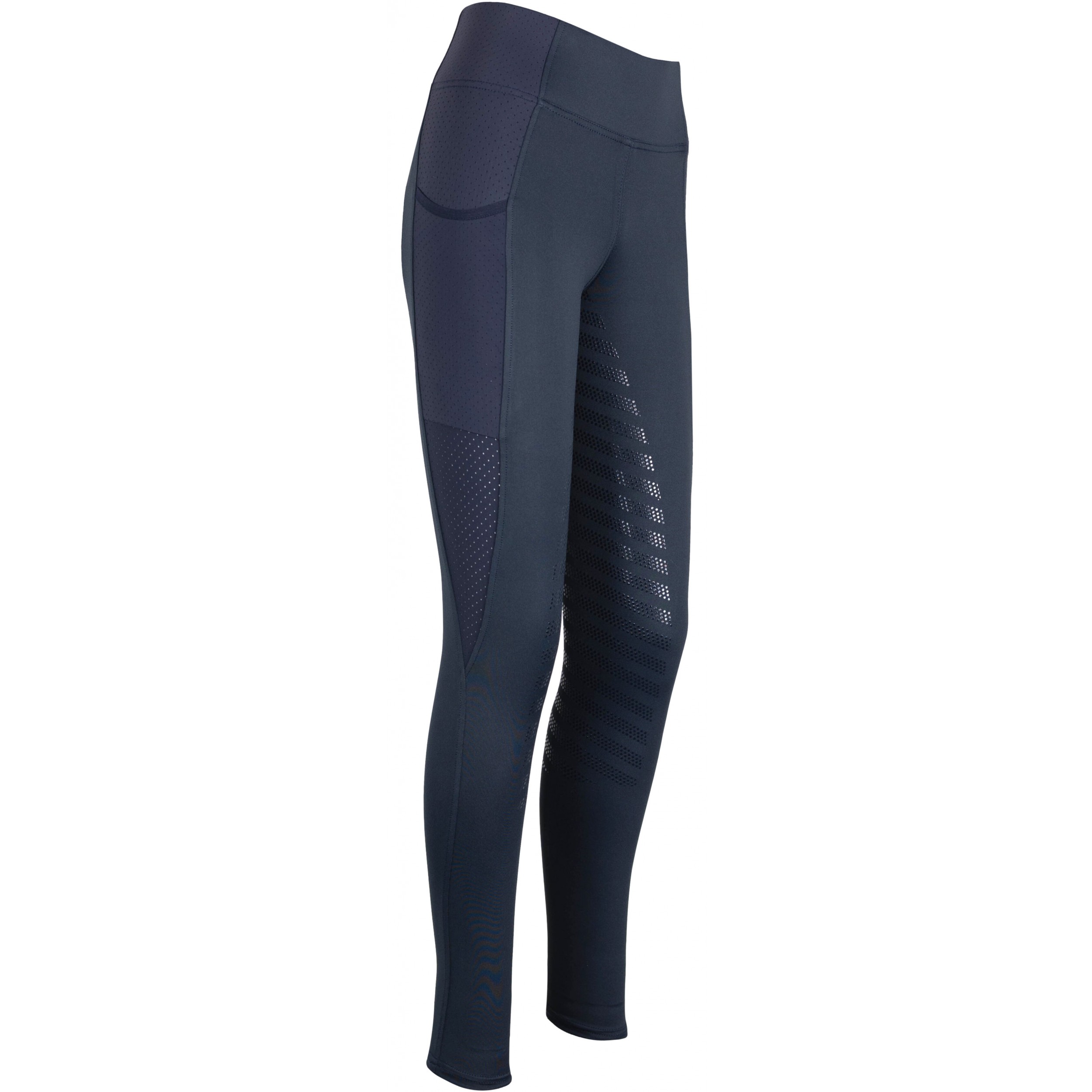 Sommer Damen Reitleggings Silikon Vollbesatz LEA dark navy