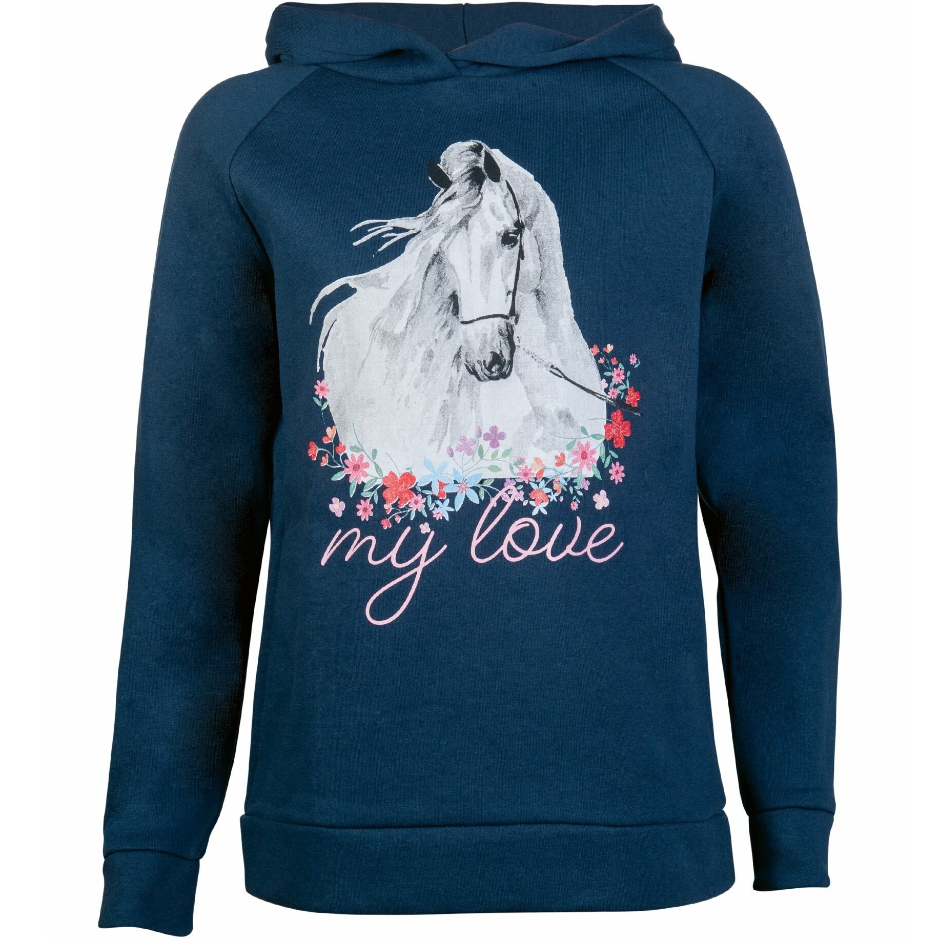 Kinder Hoody HORSE SPIRIT dunkelblau