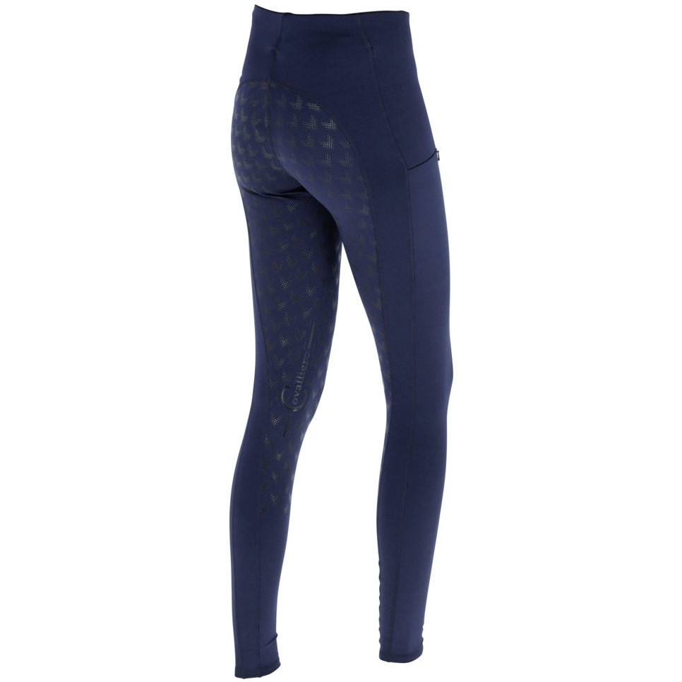 Damen Reitleggings Silikon Vollbesatz EQUONA dunkelblau