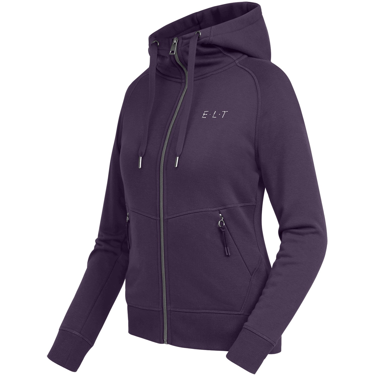 Damen Hoody-Jacke ORLANDO dunkelviolett