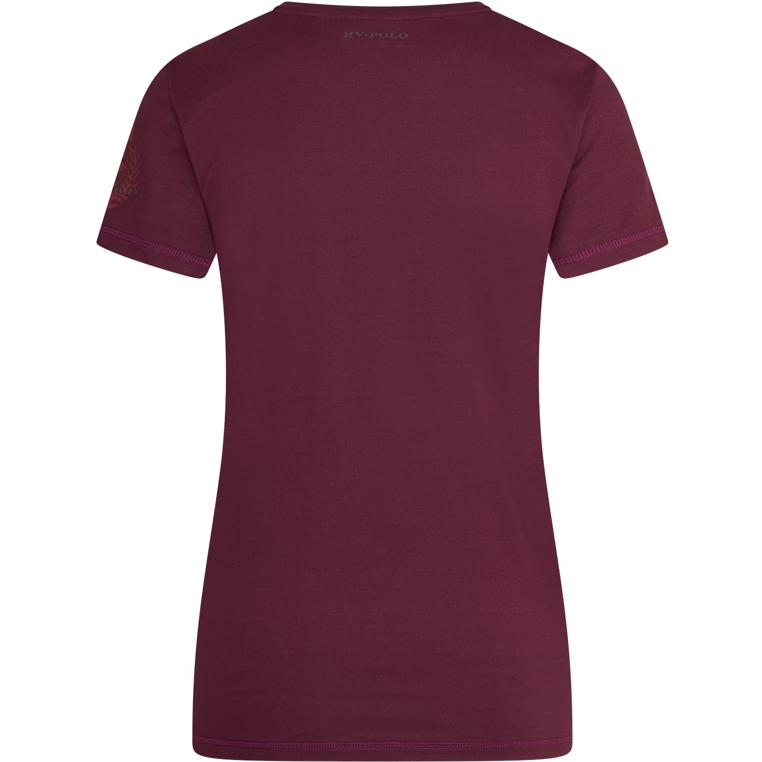 Damen T-Shirt HVPFavouritas Tech Luxury dark berry