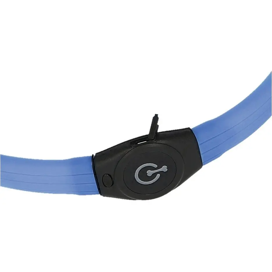 Halsband mit LED MAXI SAFE blau 65x2,5cm 