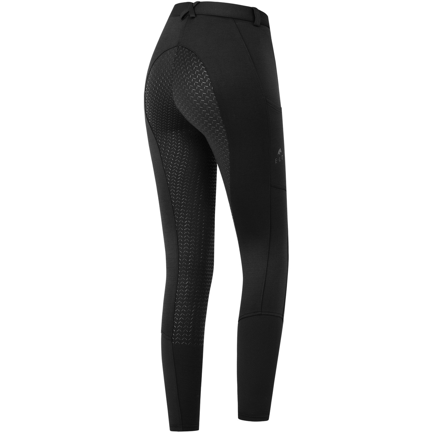 Damen Thermo Reithose Silikon Vollbesatz ESSENTIAL schwarz