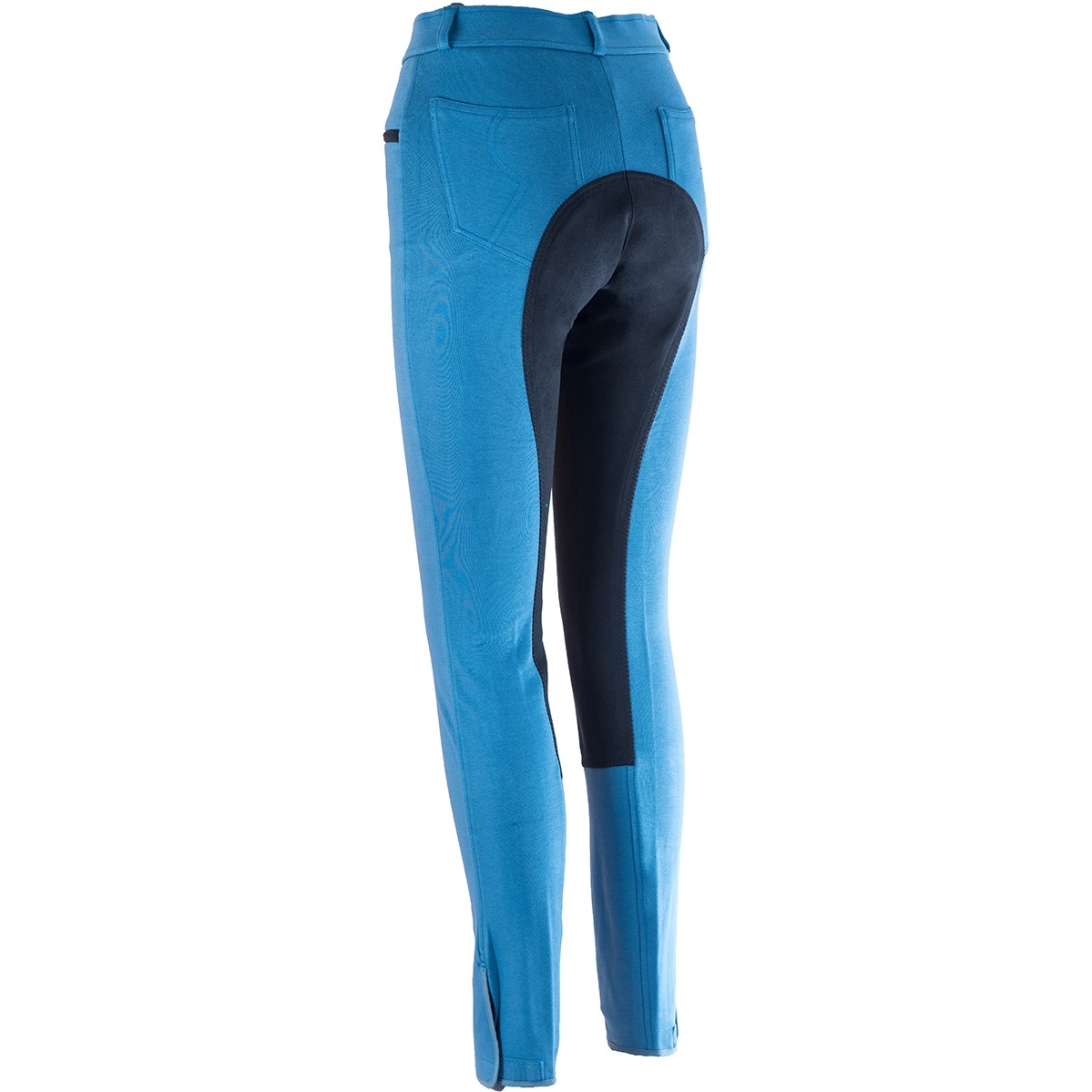 Kinder Reithose Vollbesatz BASICLINE blau/schwarz