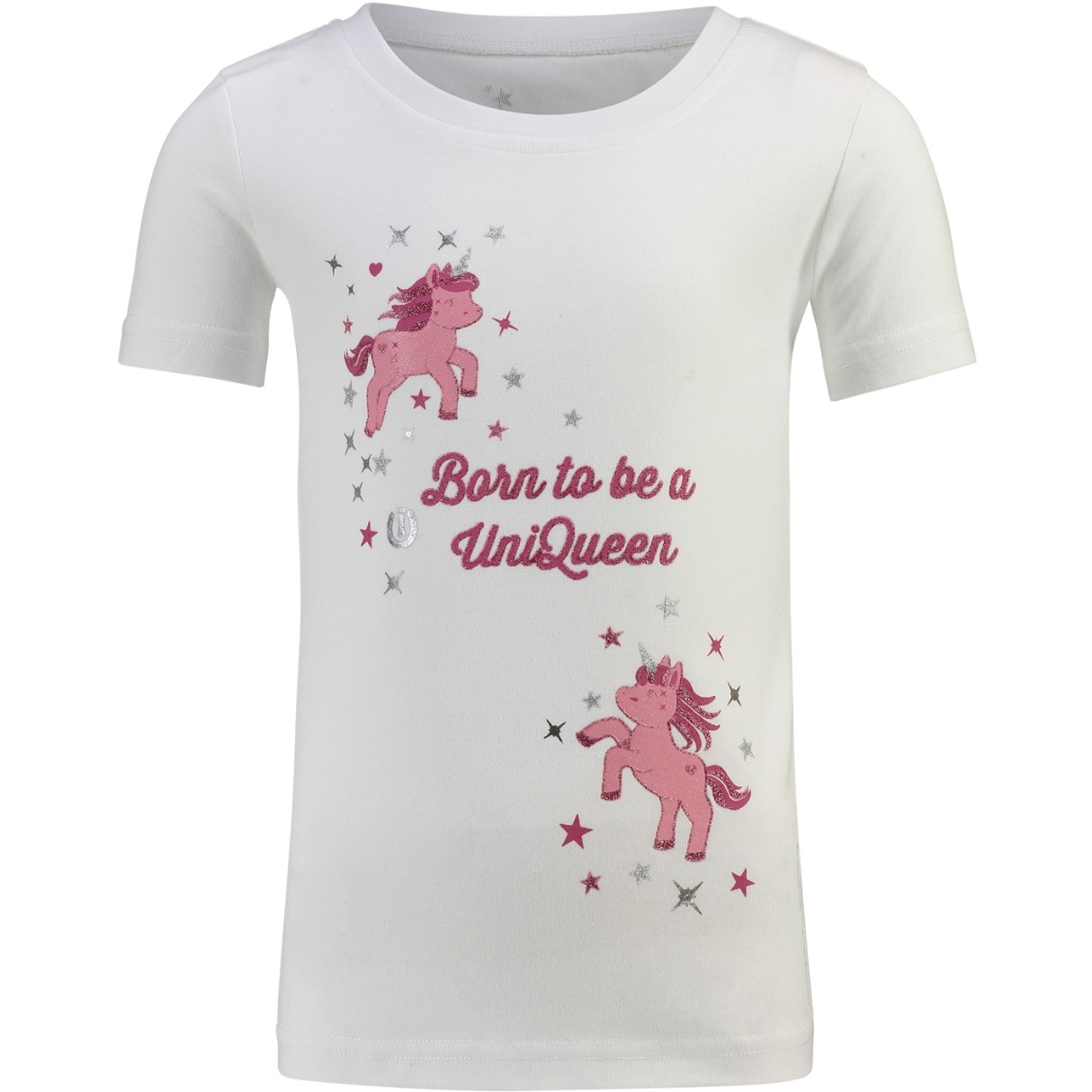 Kinder T-Shirt IRHUnicorn Sparkle weiß